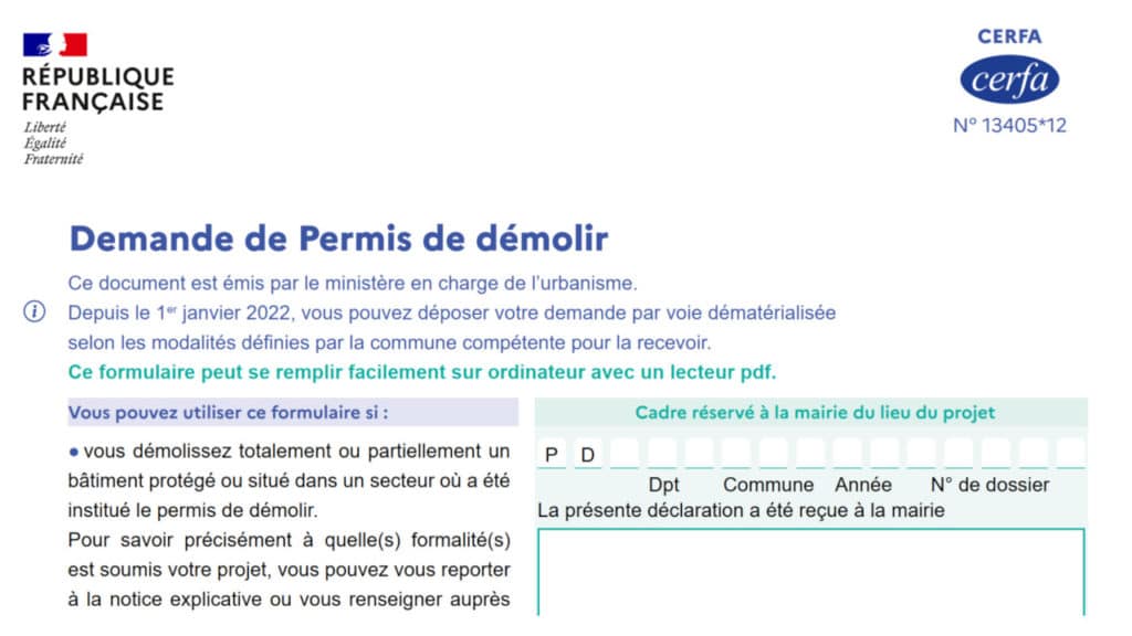 Télécharger la dernière version officielle et gratuite du formulaire Cerfa 13405*12