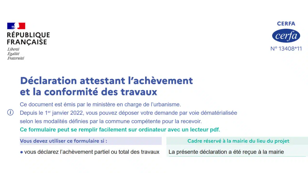 Télécharger la dernière version officielle du formulaire Cerfa 13408*11