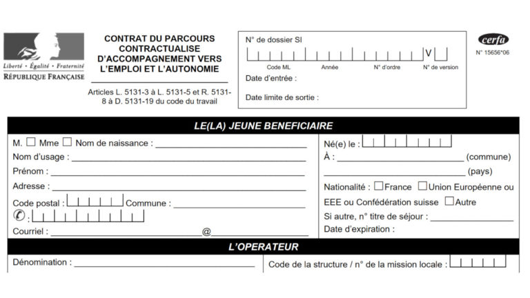 Cerfa Formulaire Pour Un Contrat Dapprentissage