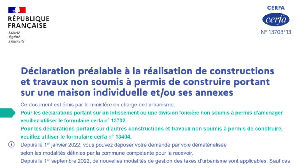 Télécharger la dernière version officielle et gratuite du formulaire Cerfa 13703*13