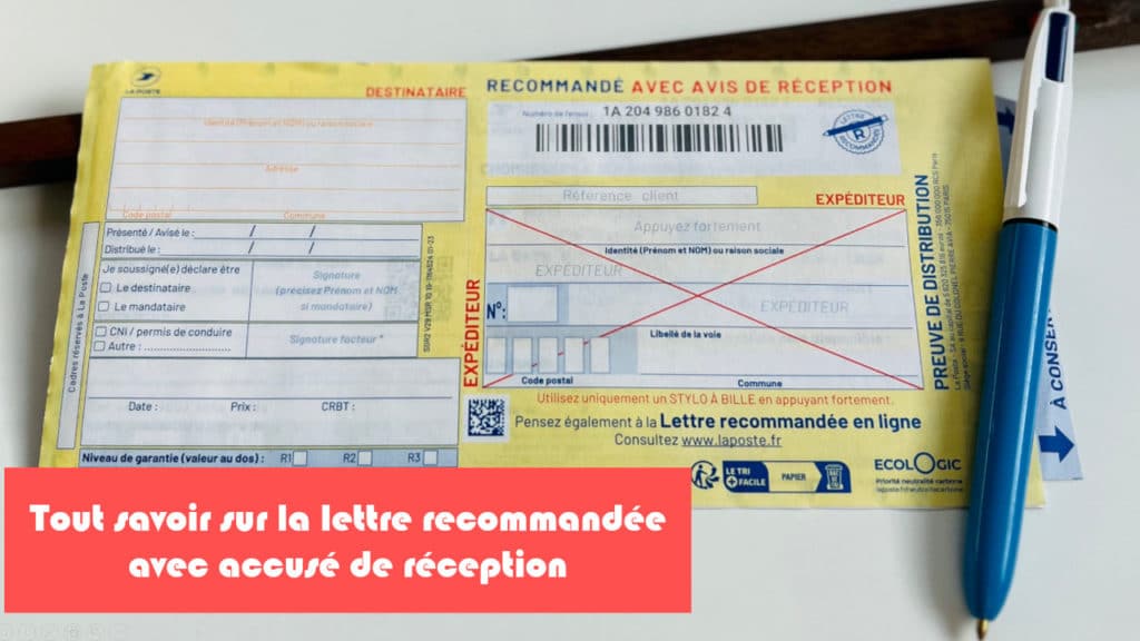 Comment envoyer une lettre recommandée avec AR ?